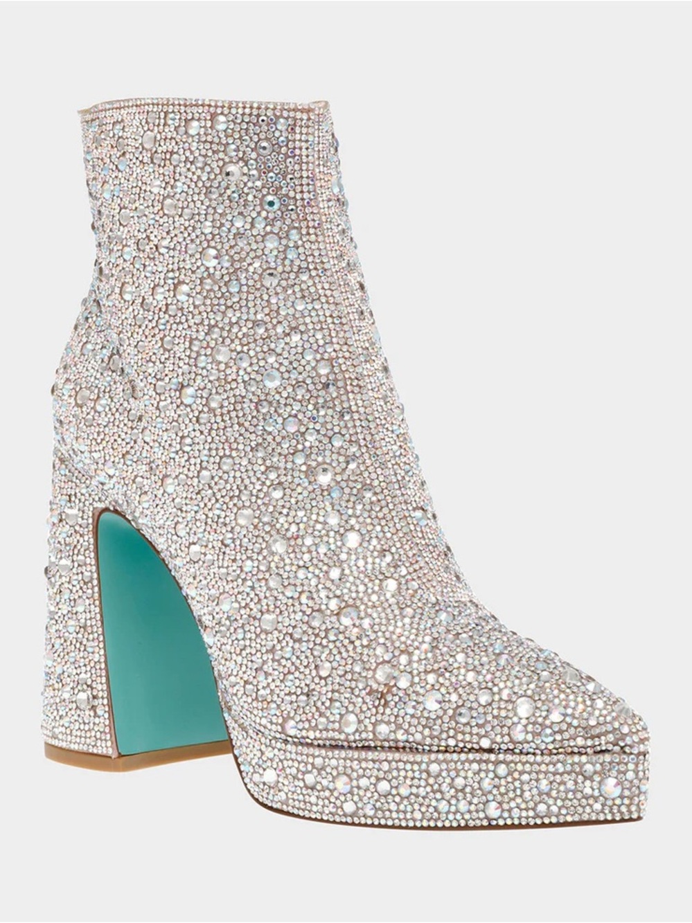 Betsy Johnson Della Booties in Rhinestones - Picture 2 of 10